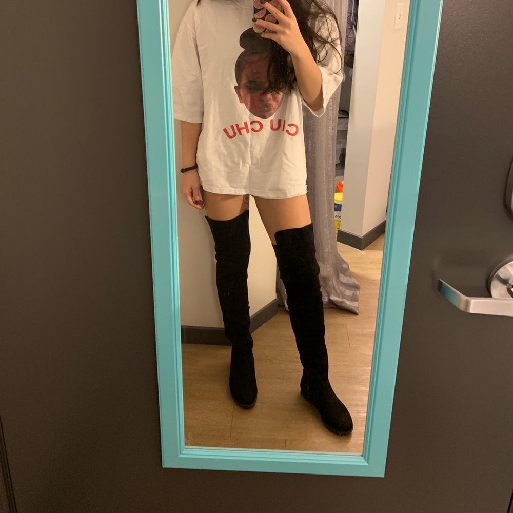 Thigh high boots